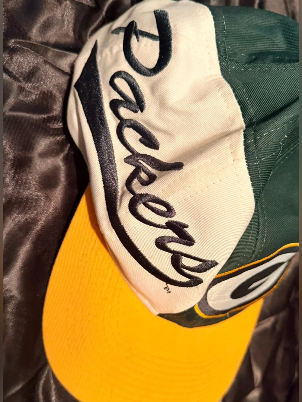 Vintage 1990s Green Bay Packers NFL Logo 7 Snapback Hat